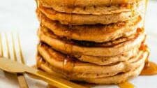 Easy Peanut Butter Pancakes