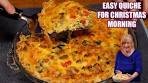 EASY QUICHE FOR CHRISTMAS MORNING BREAKFAST ...