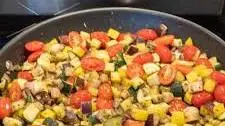Easy Ratatouille Inspired Veggie Bowl