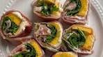 Easy Recipes on Instagram: "prosciutto peach ricotta roll ups ...