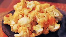 Easy Roasted Cheddar-y Cauliflower