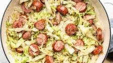 Easy Sausage and Cabbage Skillet