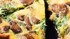 Easy Spinach Mushroom Frittata