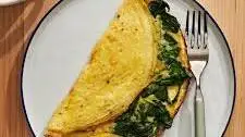 Easy Spinach & Parmesan Omelet