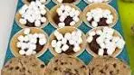 Easy summer time dessert I make smore cookie mini pies ...