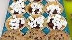 Easy summer time dessert I make smore cookie mini pies ...