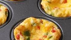 Egg Bake Muffins with Peppers and Onions
