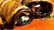 Eggplant and Goat Cheese Spirals Recipe | Grilling