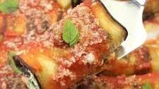 Eggplant Involtini with Spinach Ricotta Filling