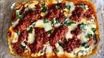 EGGPLANT PARMESAN BAKE | Roasted Eggplant w/spinach ...