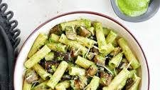 Eggplant Pesto Pasta