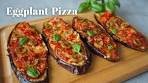 Eggplant Pizza Recipe | The Best Eggplant Recipe! Aubergine ...