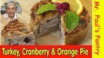 English Turkey, Cranberry & Orange Pie