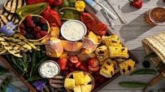 Farmers Market Grilled Charcuterie Board