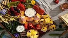 Farmers Market Grilled Charcuterie Board