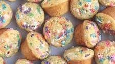 Favorite Birthday Cake Muffins (with Sprinkles!)