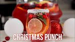 Festive Christmas Punch Recipe | The Perfect Holiday Drink!