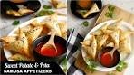 Feta Cheese & Sweet Potato Filo Pastry Samosa | Vegetarian ...