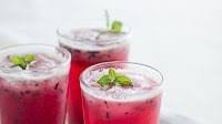 Fizzy Blueberry Meyer Lemonade