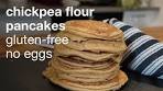 Fluffy Egg-Free Pancakes with Chickpea Flour (Gluten-Free)