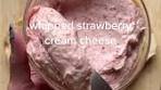 Fluffy Whipped Strawberry Cream Cheese Recipe