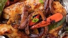 Foil Pack Chicken Fajitas