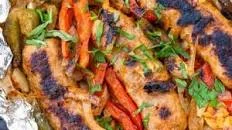 Foil Packet Sausage & Peppers