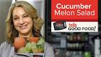Fresh & Crunchy Cucumber Melon Salad with Mint
