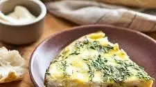Fresh Herb, Potato, and Goat Cheese Frittata