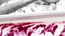 Fresh Raspberry Ripple Ice Cream ~ regular and no churn