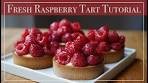 Fresh Raspberry Tart Tutorial | Layers of Almond Frangipane ...