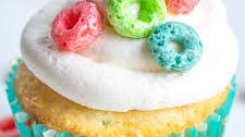 Froot Loops Cupcakes
