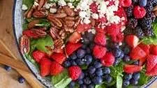 Fruit & Nut Spinach Salad Recipe