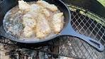 Frying Chicken Over Fire