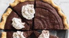 Fudgy Chocolate Brownie Pie
