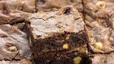 Fudgy Chocolate Hazelnut Brownies