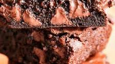 Fudgy Double Chocolate Brownies