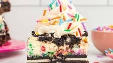 Funfetti Oreo Cheesecake Bars
