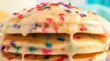 Funfetti Pancakes from a Cake Mix