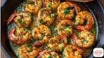 Garlic Butter Cajun Shrimp Scampi in Cast Iron