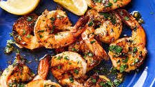 Garlic Butter Grilled Shrimp