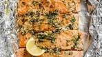 Garlic Butter Salmon Baked in Foil | Dinner in 20 minutes!
