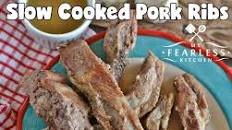 Garlic-Herb Slow Cooked Pork Ribs