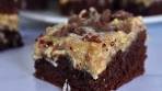 German Chocolate Brownies with Cake Mix Brownies