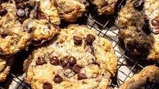 Giant Magic Oatmeal Chocolate Chip Cookies.