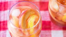 Ginger Peach Bourbon Fizz