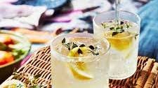 Ginger-Thyme Sparkling Lemonade