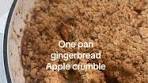 Gingerbread Apple Crumble Recipe 🍎