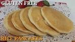 Gluten Free Pancakes using Rice Flour | Soft and Fluffy Rice ...