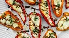 Goat Cheese Stuffed Mini Peppers (Easy Appetizer!)